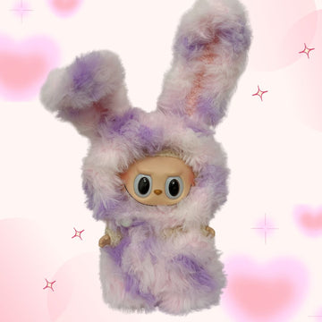 Fluffy Cuteness Attack! Labubu Pink and Purple Rabbit Costume Unboxing Share
